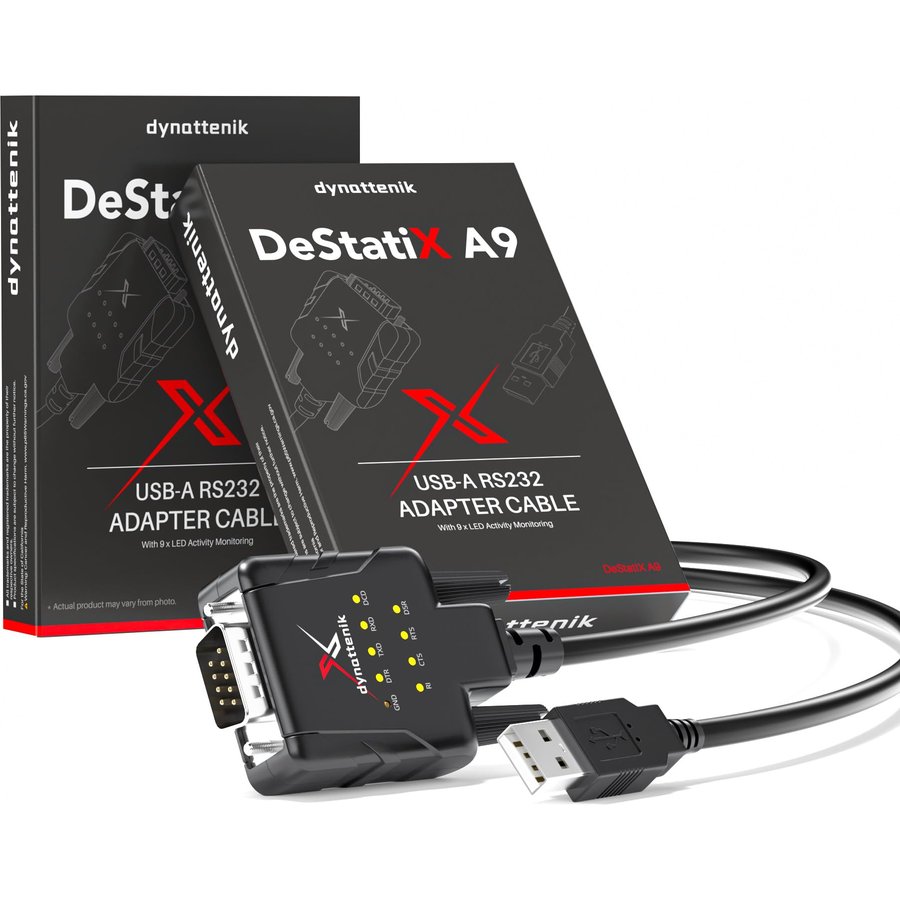 dynattenik DeStatiX-A9 FTDI USB - RS-232C 変換アダプター 2 台（2 個パック）
